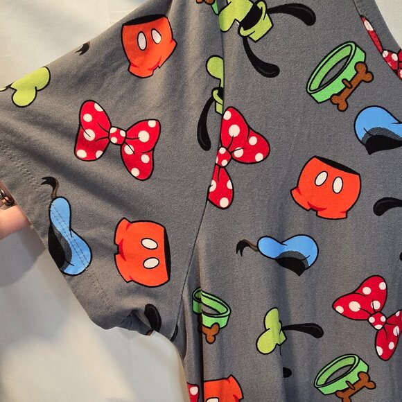 Ambrie Dress Disney Soft Size XL Pockets Gray - Picture 6 of 8